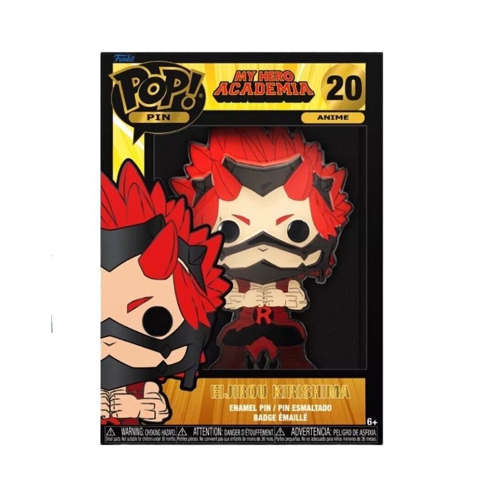 Funko Pop Pin My Hero Academia Eijiro‎ Kirishima #20 Anime Enamel Pin NIB